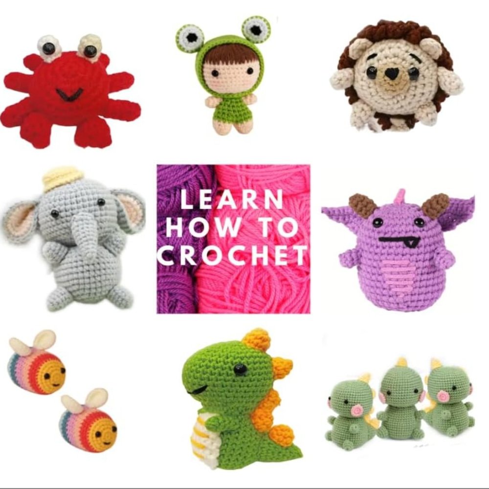 *CLEARANCE* Little Creatures Crochet Kit for Beginners - Easy and Fun !!